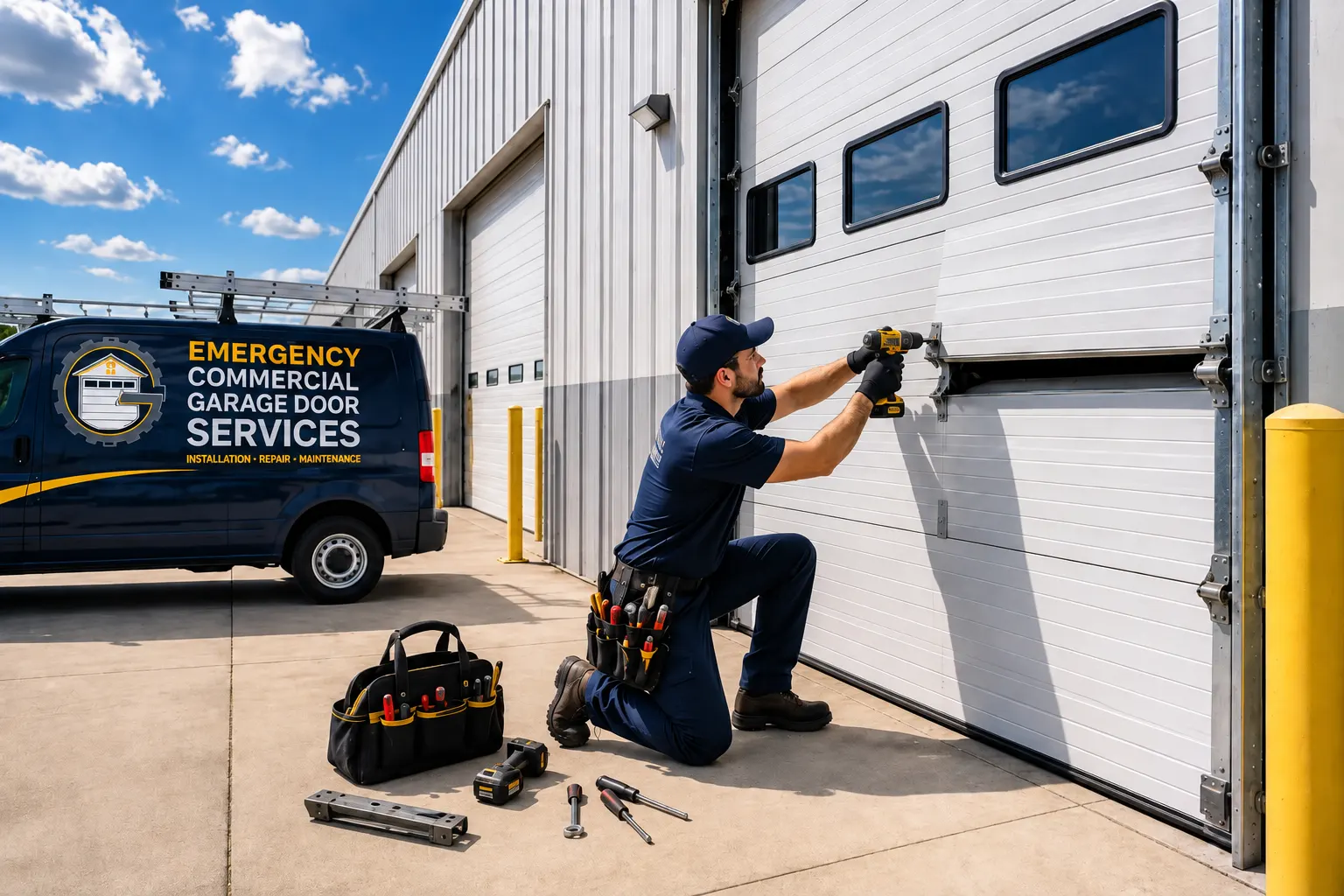 Commercial Garage Door Repair in Spring TX