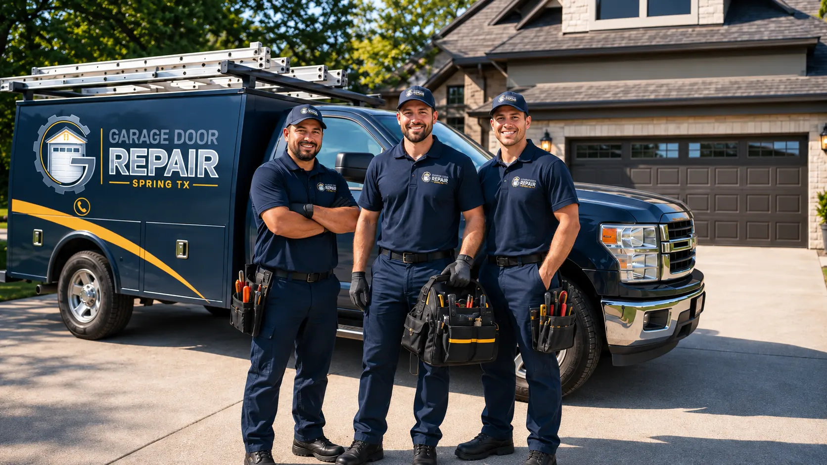Emergency garage door repair in Spring Texas