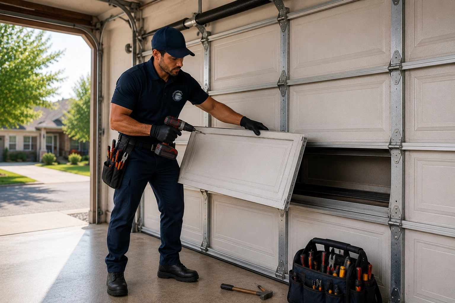  Garage Door Panels Repair in Spring TX