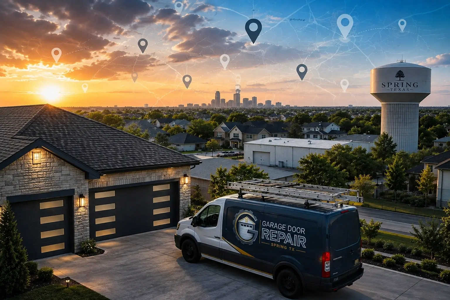 Professional Garage Door Services Throughout Spring, TX